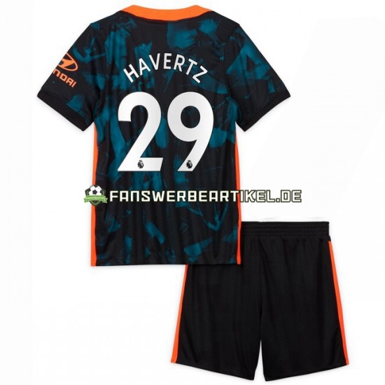 Kai Havertz 29 Trikot Chelsea Kinder Ausweich ausrüstung 2021-2022 Kurzarm