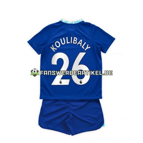 Kalidou Koulibaly 26 Trikot Chelsea Kinder Heimausrüstung 2022-2023 Kurzarm