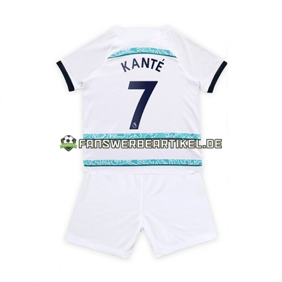 Kante 7 Trikot Chelsea Kinder Auswärtsausrüstung 2022-2023 Kurzarm