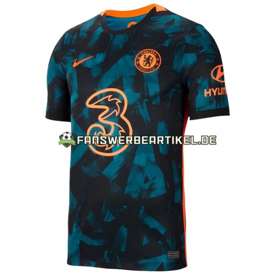 Trikot Chelsea Herren Ausweich ausrüstung 2021-2022 Kurzarm