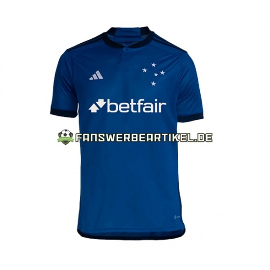 Cruzeiro Trikot Herren Heimausrüstung 2023 Kurzarm