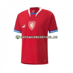 Trikot Tschechien Herren Heimausrüstung 2022 Kurzarm
