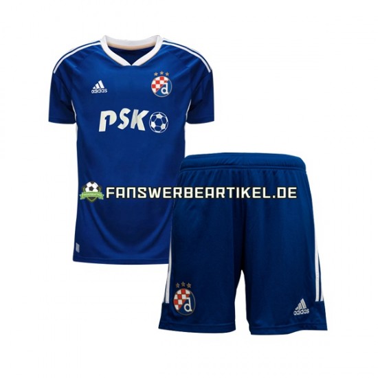 Trikot Dinamo Zagreb Kinder Heimausrüstung 2022-2023 Kurzarm