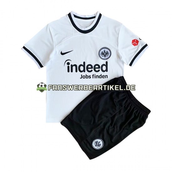 Trikot Eintracht Frankfurt Kinder Heimausrüstung 2022-2023 Kurzarm