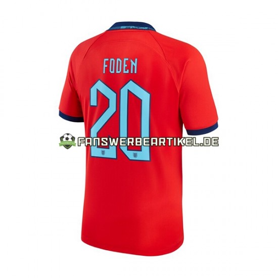 Foden 20 Trikot England Herren Auswärtsausrüstung WM 2022 Kurzarm