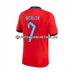 Grealish 7 Trikot England Herren Auswärtsausrüstung WM 2022 Kurzarm