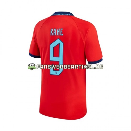 Kane 9 Trikot England Herren Auswärtsausrüstung WM 2022 Kurzarm