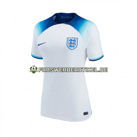 Trikot England Dame Heimausrüstung WM 2022 Kurzarm