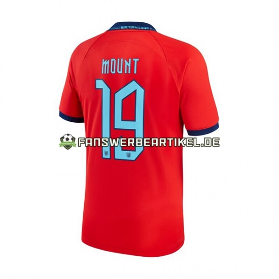 Mount 19 Trikot England Herren Auswärtsausrüstung WM 2022 Kurzarm