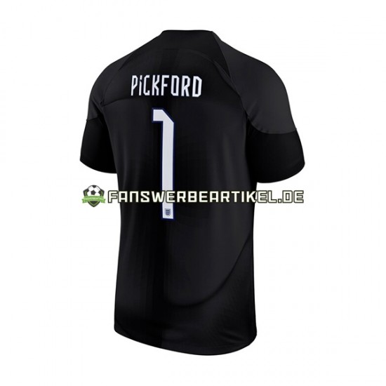 Pickford 1 Torwart Trikot England Herren Heimausrüstung WM 2022 Kurzarm