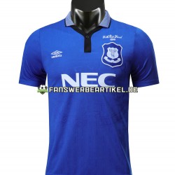 Retro 1995 Trikot Everton Herren Heimausrüstung Kurzarm