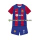 Frenkie de Jong 21 Trikot FC Barcelona Kinder Heimausrüstung 2023-2024 Kurzarm