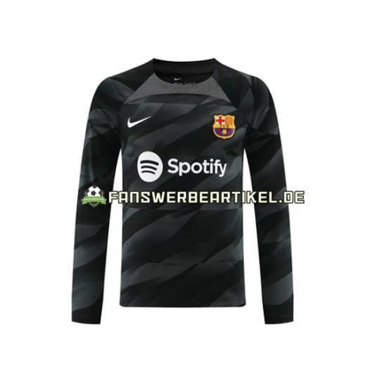 Torwart Trikot FC Barcelona Herren Auswärtsausrüstung 2023-2024 Langarm