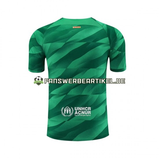 Torwart Trikot FC Barcelona Herren Heimausrüstung 2023-2024 Kurzarm