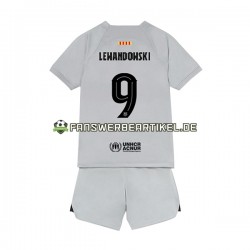 Lewandowski 9 Trikot FC Barcelona Kinder Ausweich ausrüstung 2022-2023 Kurzarm