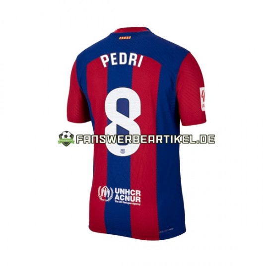 Pedri 8 Trikot FC Barcelona Herren Heimausrüstung 2023-2024 Kurzarm