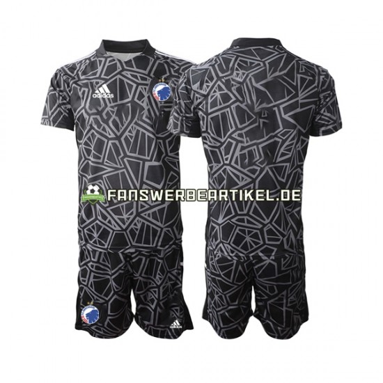 Torwart Trikot FC Copenhagen Kinder Heimausrüstung 2022-2023 Kurzarm