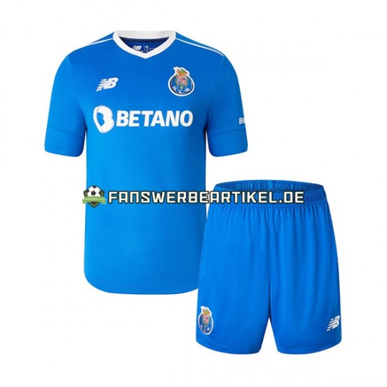 Trikot FC Porto Kinder Ausweich ausrüstung 2022-2023 Kurzarm