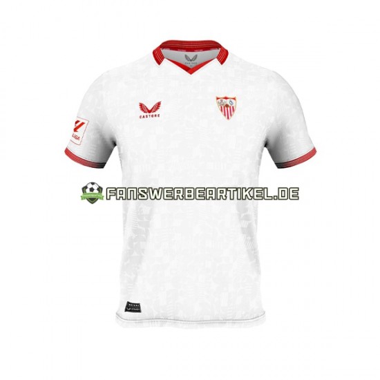 Trikot FC Sevilla Herren Heimausrüstung 2023-2024 Kurzarm