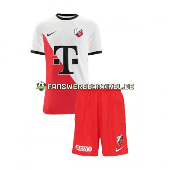 Trikot FC Utrecht Kinder Heimausrüstung 2022-2023 Kurzarm