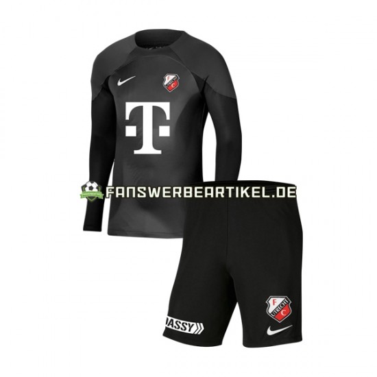 Torwart Trikot FC Utrecht Kinder Heimausrüstung 2022-2023 Langarm