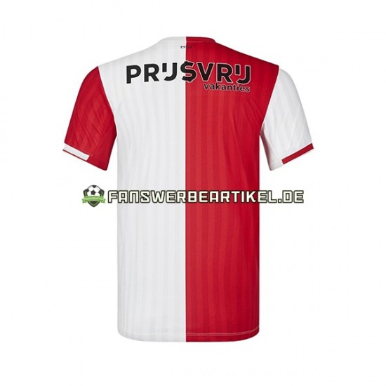 Trikot Feyenoord Rotterdam Herren Heimausrüstung 2023-2024 Kurzarm