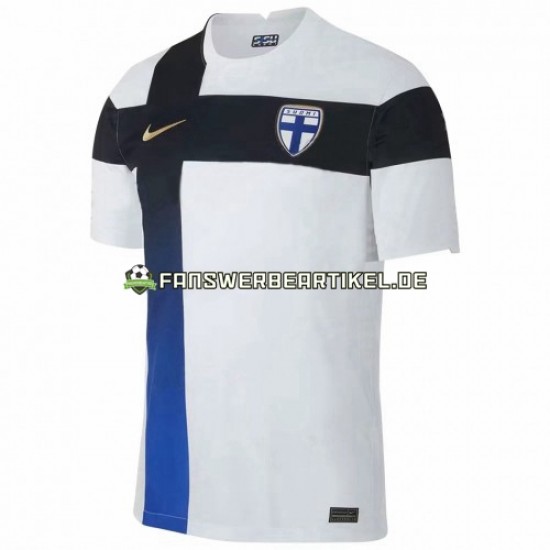 Euro 2020 Trikot Finnland Herren Heimausrüstung Kurzarm