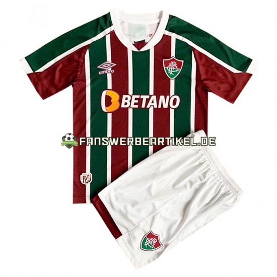 Trikot Fluminense Kinder Heimausrüstung 2022-2023 Kurzarm