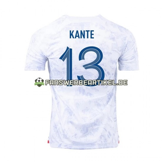 Kante 13 Trikot Frankreich Herren Auswärtsausrüstung WM 2022 Kurzarm