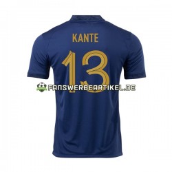 Kante 13 Trikot Frankreich Herren Heimausrüstung WM 2022 Kurzarm