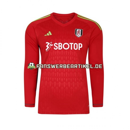 Torwart Trikot Fulham Herren Heimausrüstung 2023-2024 Langarm