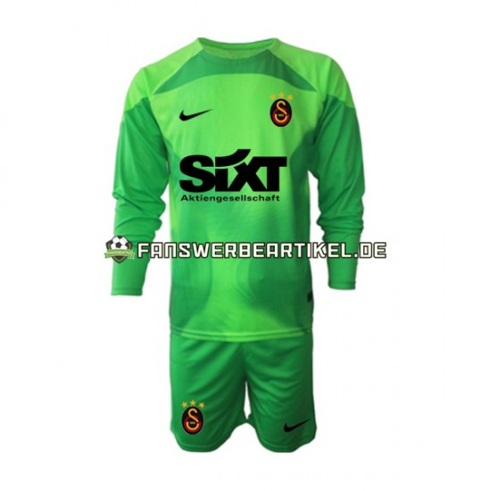 Torwart Trikot Galatasaray Kinder Heimausrüstung 2022-2023 Langarm