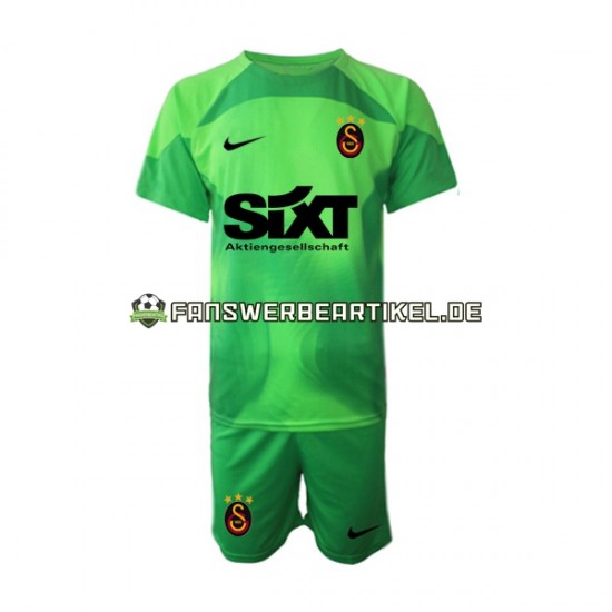 Torwart Trikot Galatasaray Kinder Heimausrüstung 2022-2023 Kurzarm