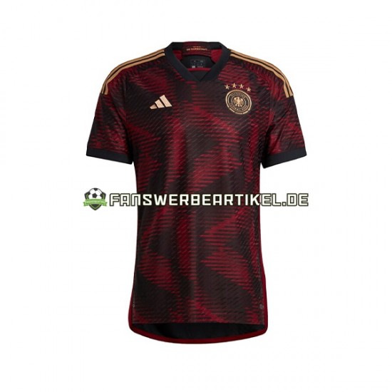 Trikot Deutschland Herren Auswärtsausrüstung WM 2022 Kurzarm