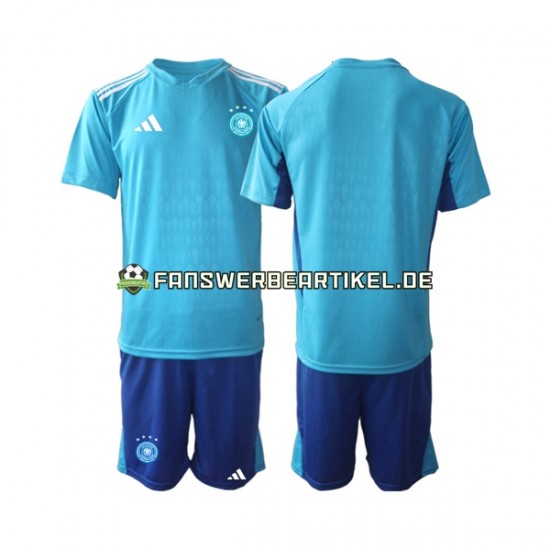 Torwart Trikot Deutschland Kinder Heimausrüstung WM 2022 Kurzarm