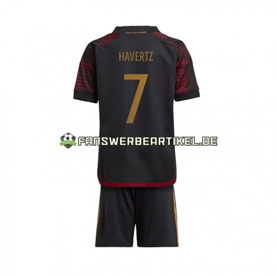 Havertz 7 Trikot Deutschland Kinder Auswärtsausrüstung WM 2022 Kurzarm