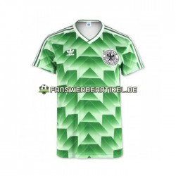 Retro Trikot Deutschland Herren Auswärtsausrüstung 1990 Kurzarm