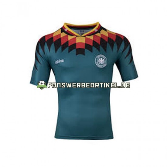 Retro Trikot Deutschland Herren Auswärtsausrüstung 1994 Kurzarm