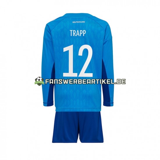 TRAPP 12 Torwart Trikot Deutschland Kinder Heimausrüstung WM 2022 Langarm