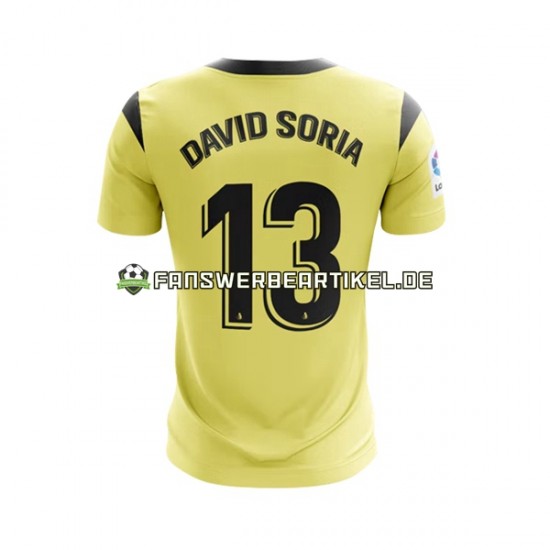 David Soria 13 Torwart Trikot Getafe CF Herren Heimausrüstung 2022-2023 Kurzarm