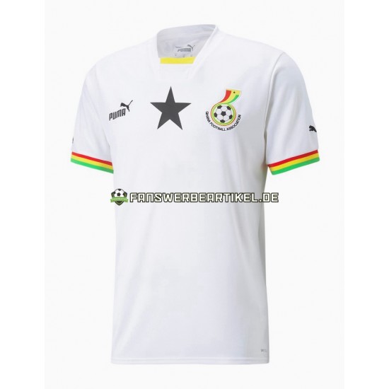 Trikot Ghana Herren Heimausrüstung WM 2022 Kurzarm