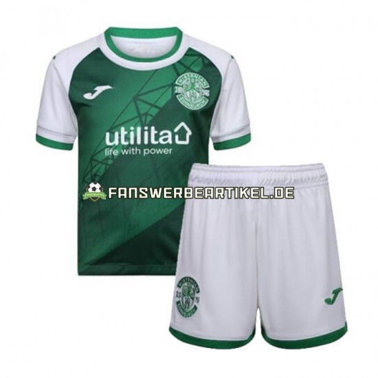 Trikot Hibernian Kinder Heimausrüstung 2022-2023 Kurzarm