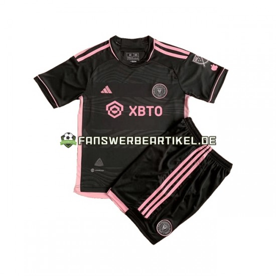 Trikot Inter Miami Kinder Auswärtsausrüstung 2023 Kurzarm