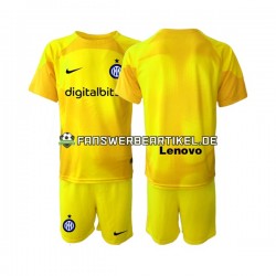 Torwart Trikot Inter Mailand Kinder Auswärtsausrüstung 2022-2023 Kurzarm