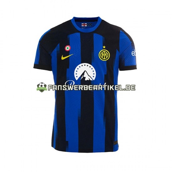 Trikot Inter Mailand Herren Heimausrüstung 2023-2024 Kurzarm