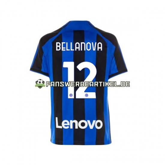 Raoul Bellanova 12 Trikot Inter Mailand Herren Heimausrüstung 2022-2023 Kurzarm