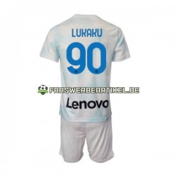 Romelu Lukaku 90 Trikot Inter Mailand Kinder Auswärtsausrüstung 2022-2023 Kurzarm
