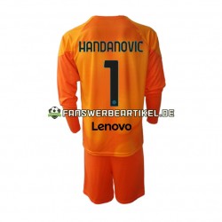 Samir Handanovic 1 Torwart Trikot Inter Mailand Kinder Viertes ausrüstung 2022-2023 Langarm