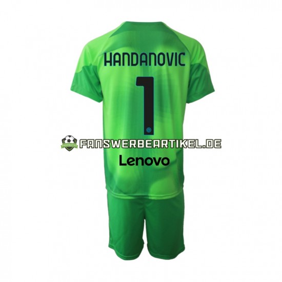 Samir Handanovic 1 Torwart Trikot Inter Mailand Kinder Ausweich ausrüstung 2022-2023 Kurzarm