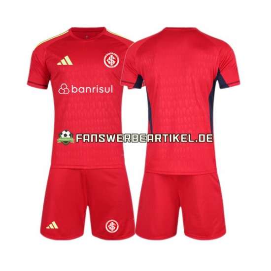 Torwart Trikot Internacional Kinder Heimausrüstung 2023-2024 Kurzarm